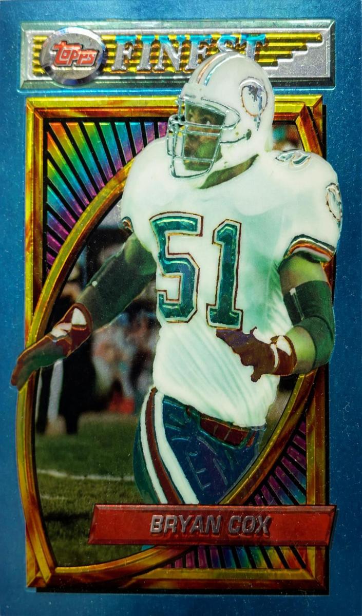 1994 Topps Finest Bryan Cox #97 card