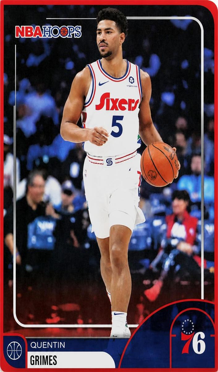 2025 Topps NBA Hoops Quentin Grimes #54 card