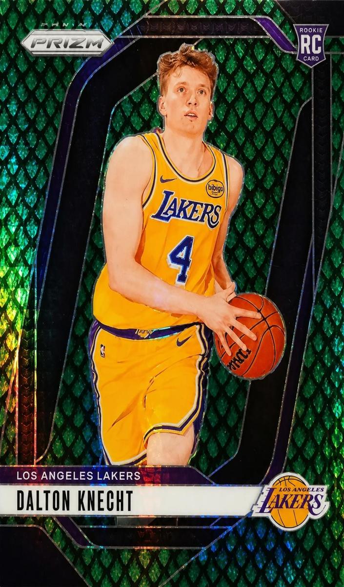 2024 Panini Prizm JADE DRAGON SCALE PRIZM #238 Dalton Knecht front
