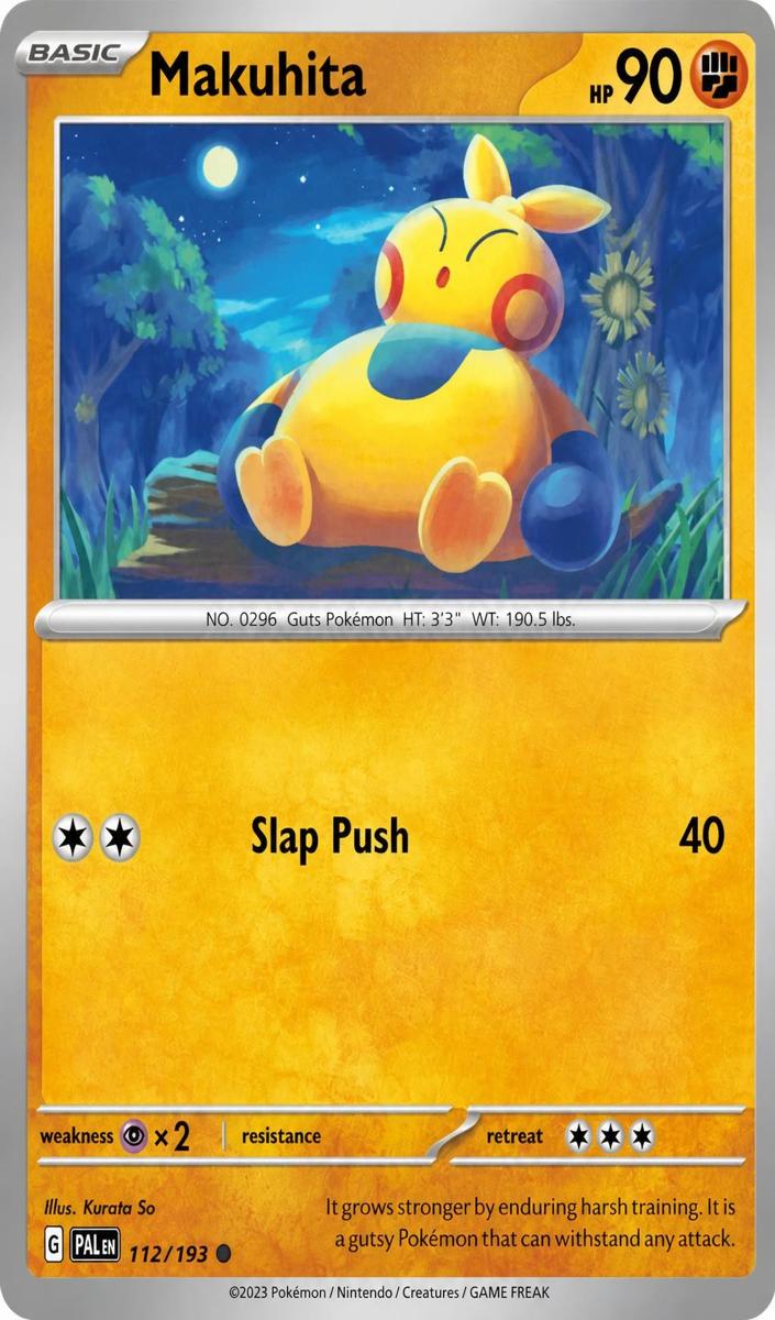 Makuhita 2023 Pokemon Scarlet & Violet Paldea Evolved