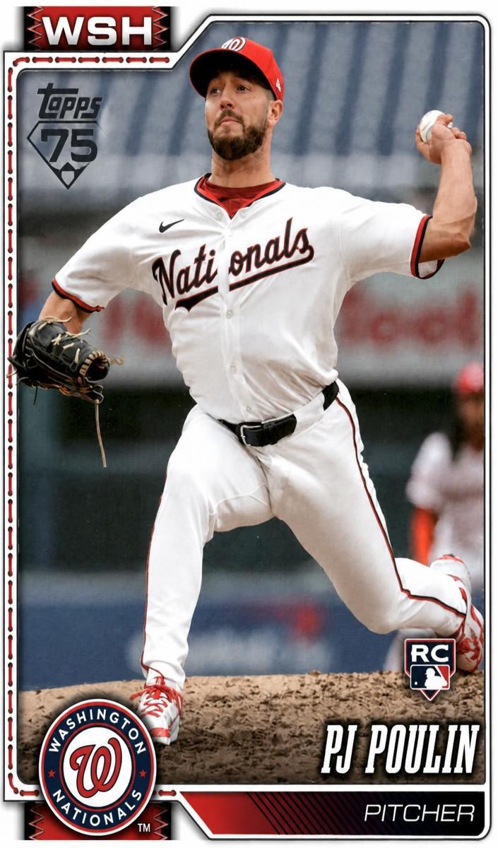 PJ Poulin 2026 Topps Baseball card