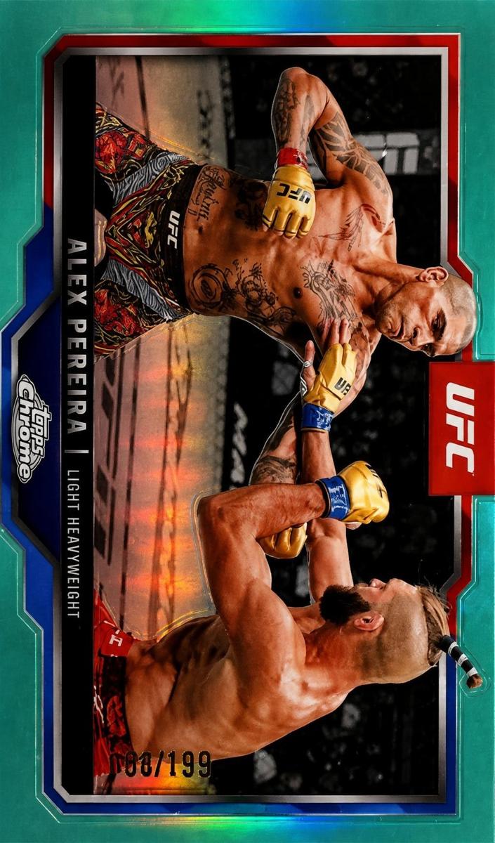 2025 Alex Pereira [Aqua Refractor] #2