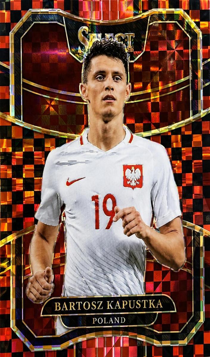 2017 Panini Select Bartosz Kapustka [Tie-Dye] #22 card