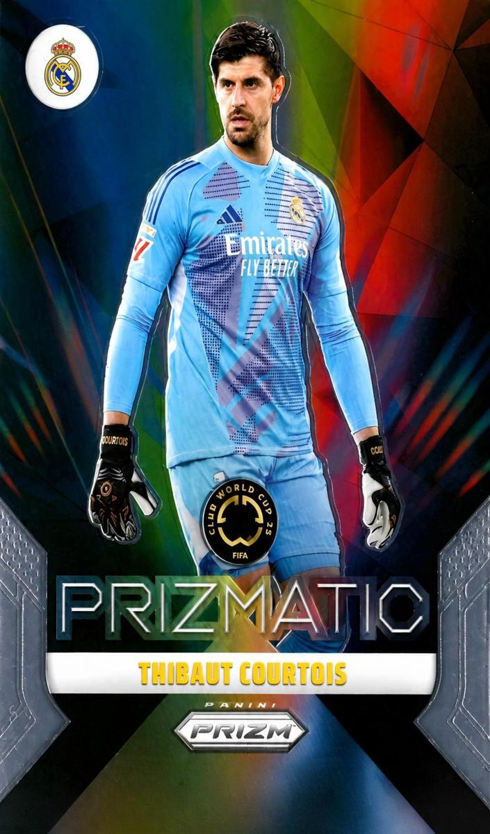 2025 Panini Prizm FIFA Club World Cup Thibaut Courtois #25 card