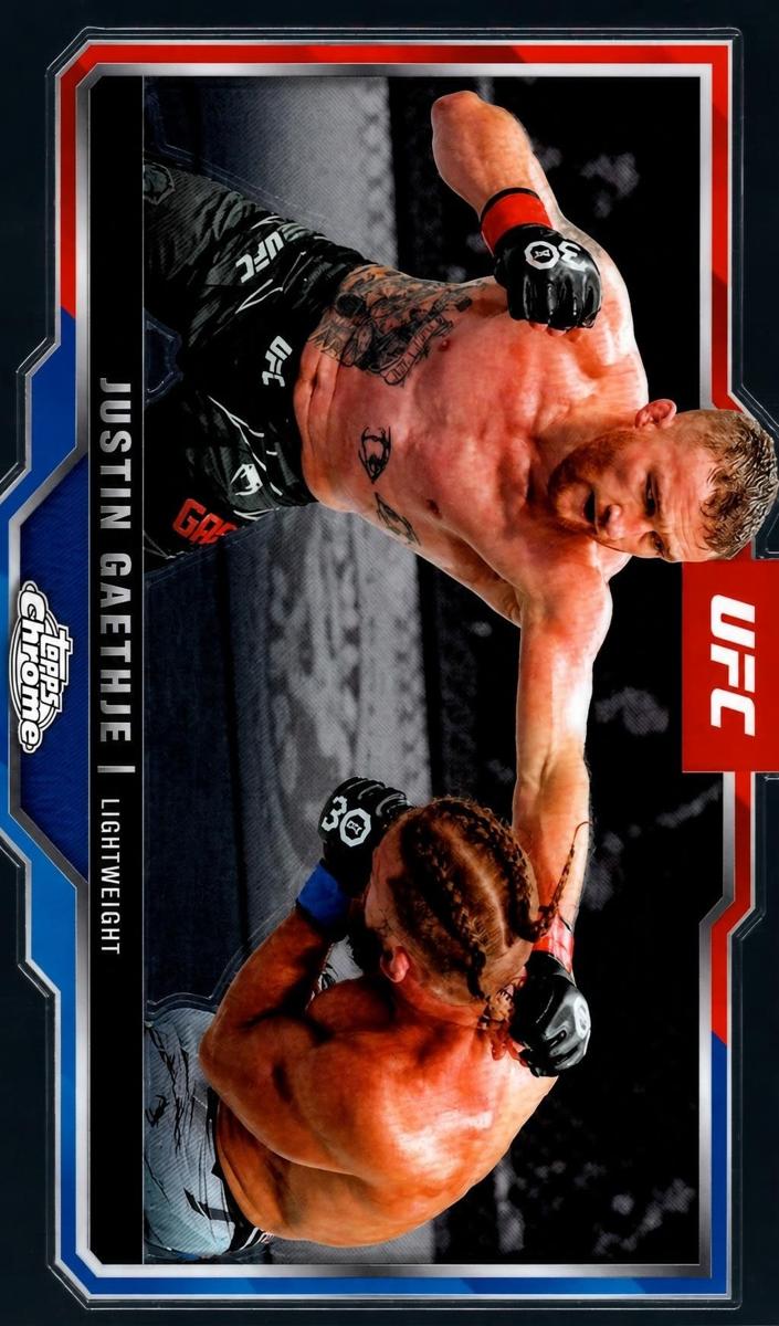 2025 Justin Gaethje [Aqua Refractor] #138
