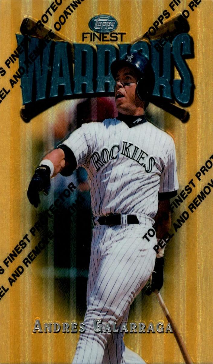 1997 Topps Finest Andres Galarraga #170 card