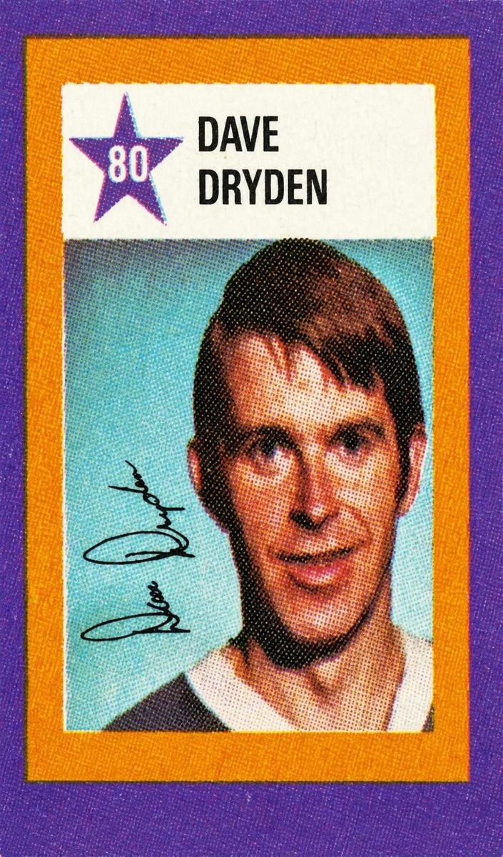 1970 Dave Dryden #80