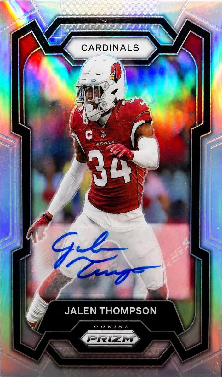 Jalen Thompson 2023 Prizm Football card