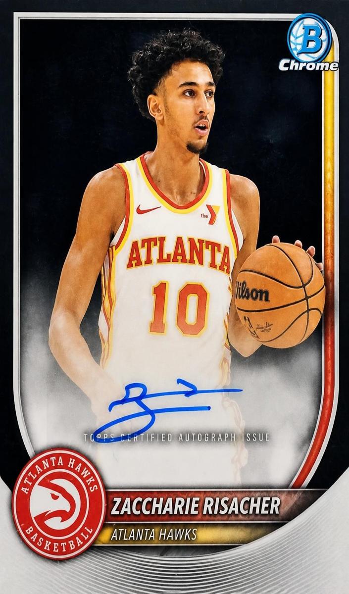 Zaccharie Risacher 2025 Bowman Basketball card