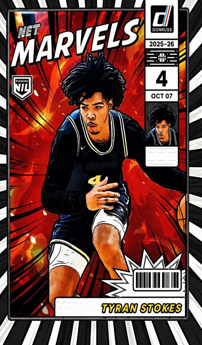 2025 Panini Donruss Tyran Stokes #3 card