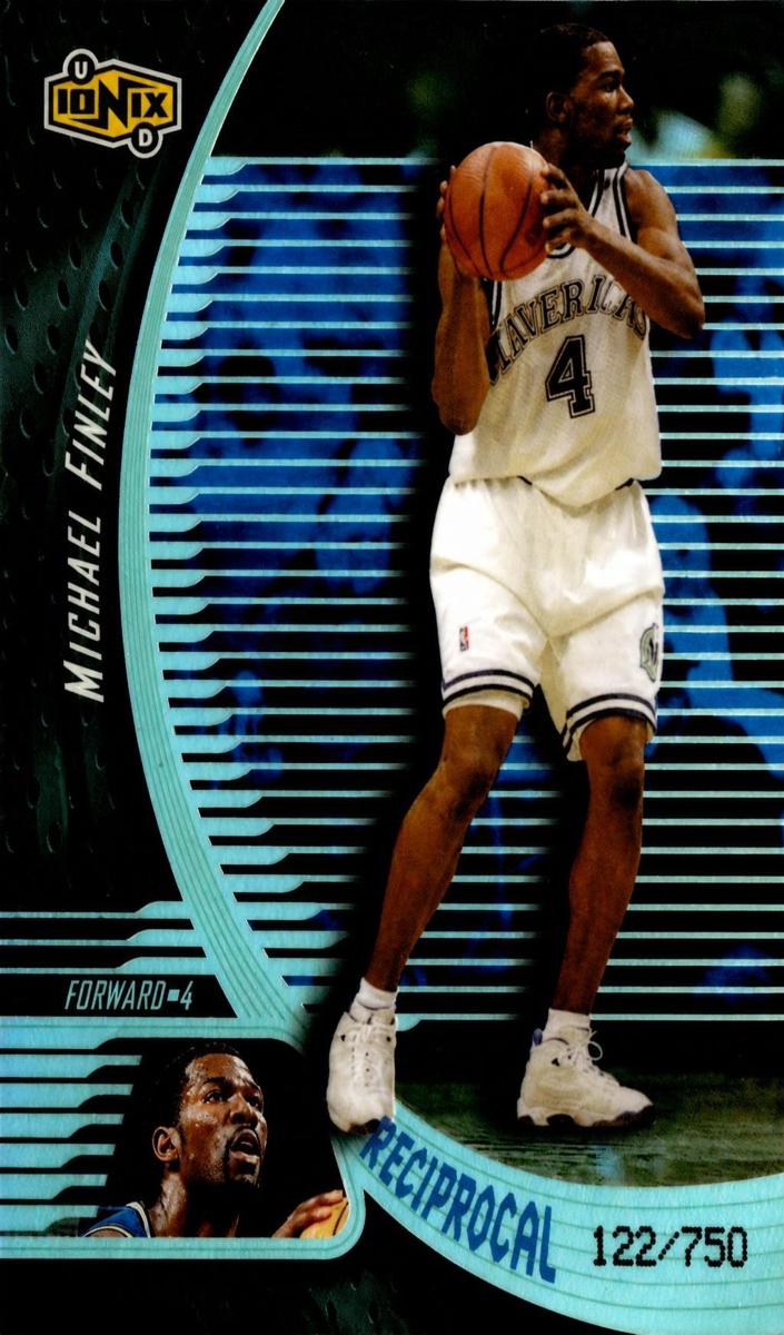 1998 Upper Deck Ionix Michael Finley #R17 card