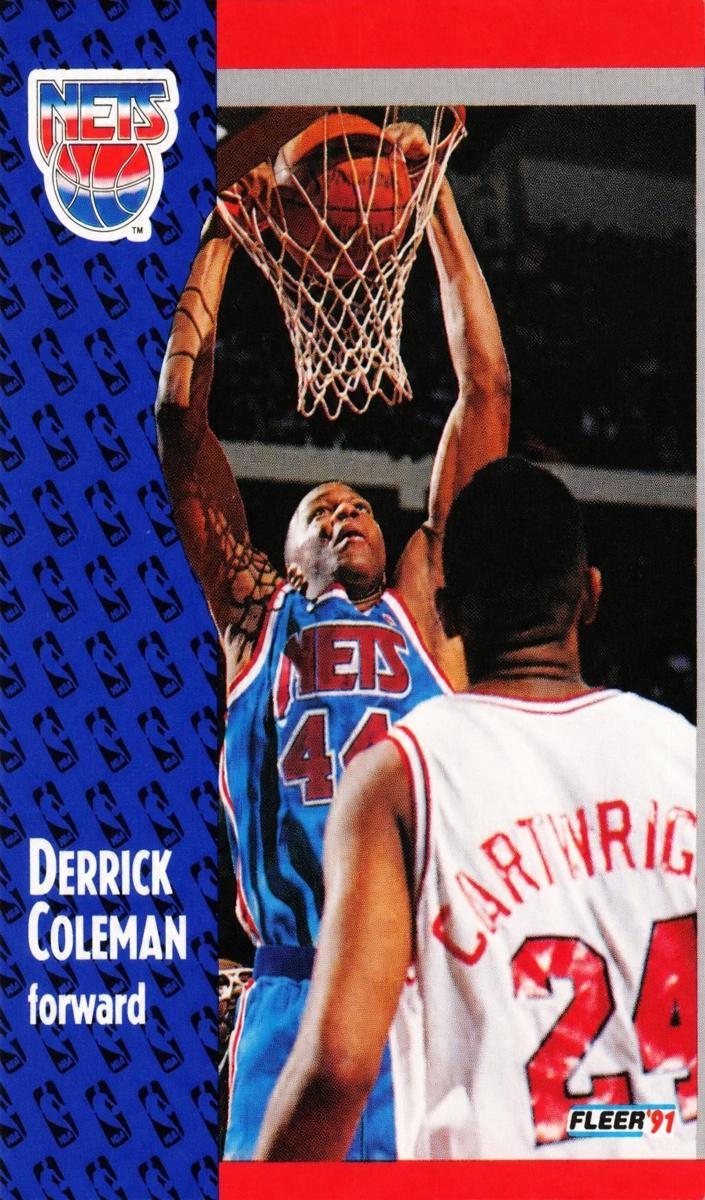 1991 Derrick Coleman #S-27