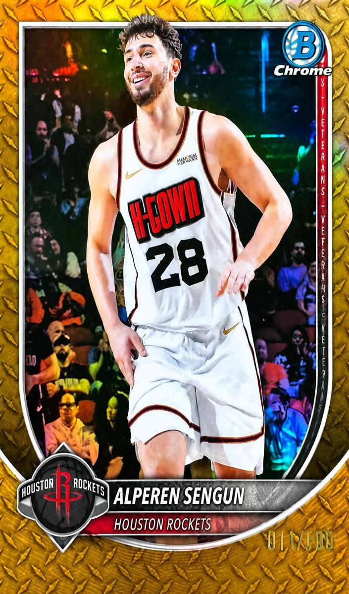 Alperen Sengun 2025 Bowman Basketball card