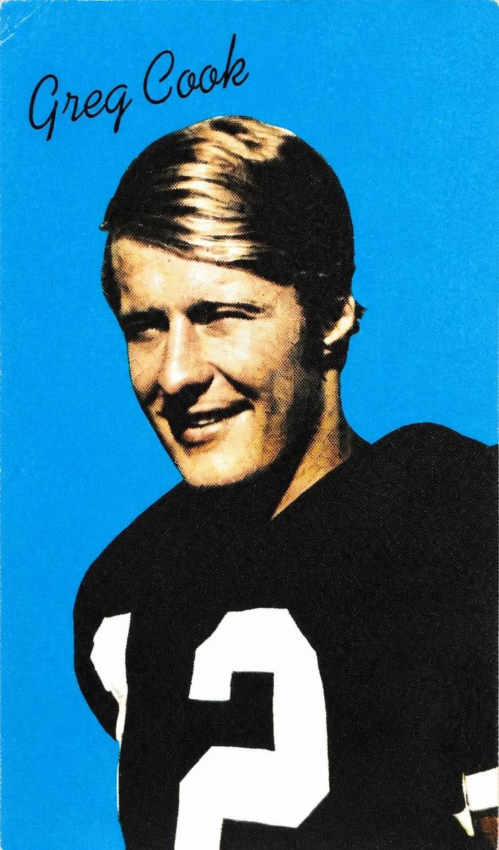 1970 Greg Cook [Square Corner Proof] #NNO