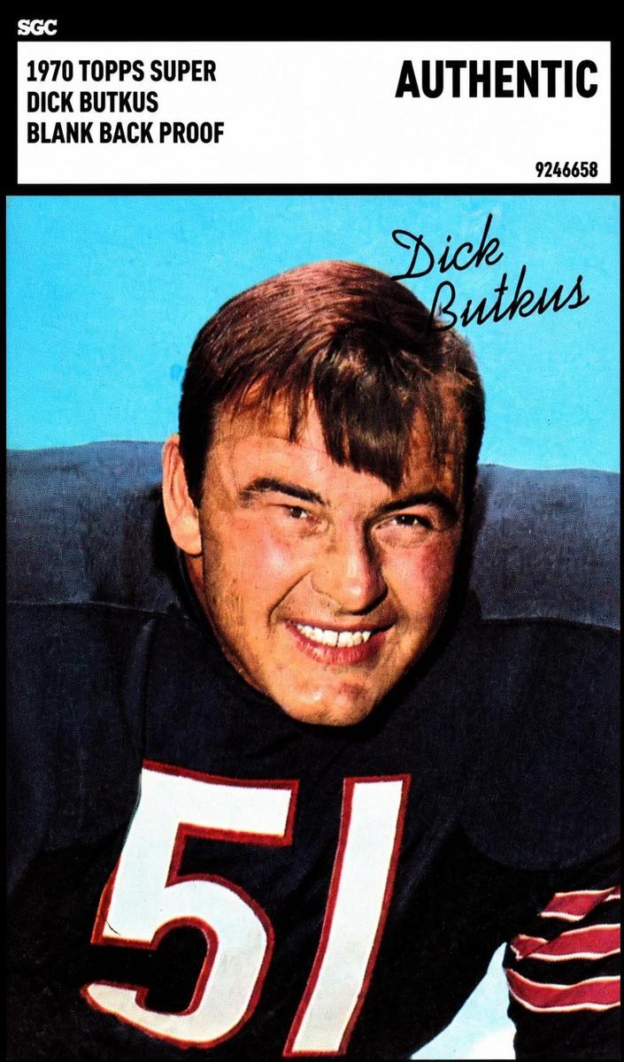 1970 Dick Butkus [Square Corner Proof] #NNO