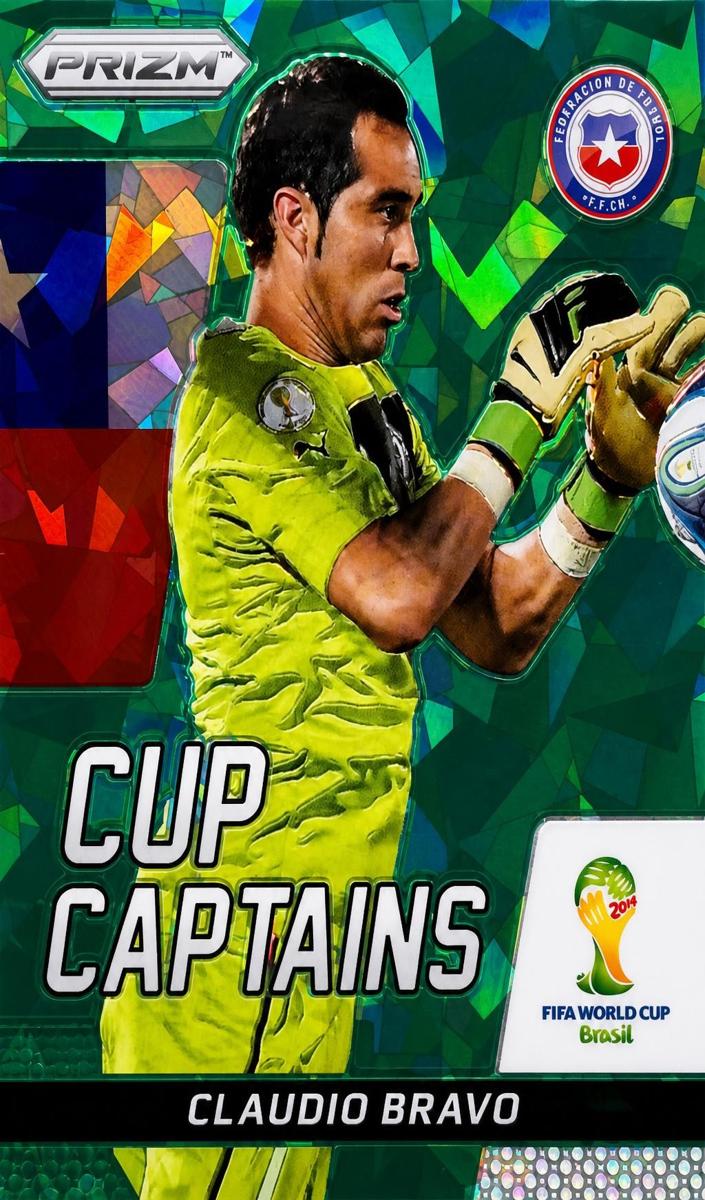 2014 Panini Prizm World Cup Claudio Bravo [Green Crystal] #4 card