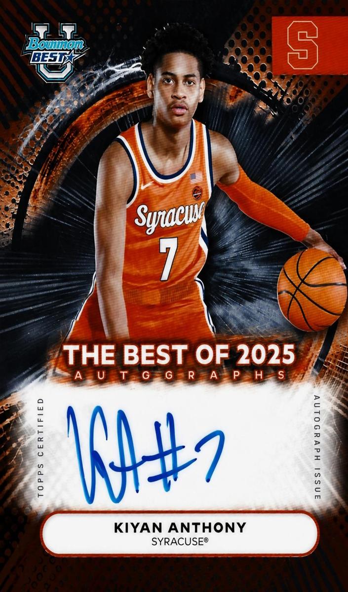 2025 Kiyan Anthony #BA-KA