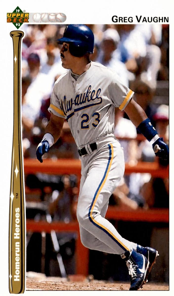 1992 Upper Deck Greg Vaughn #HR20 card