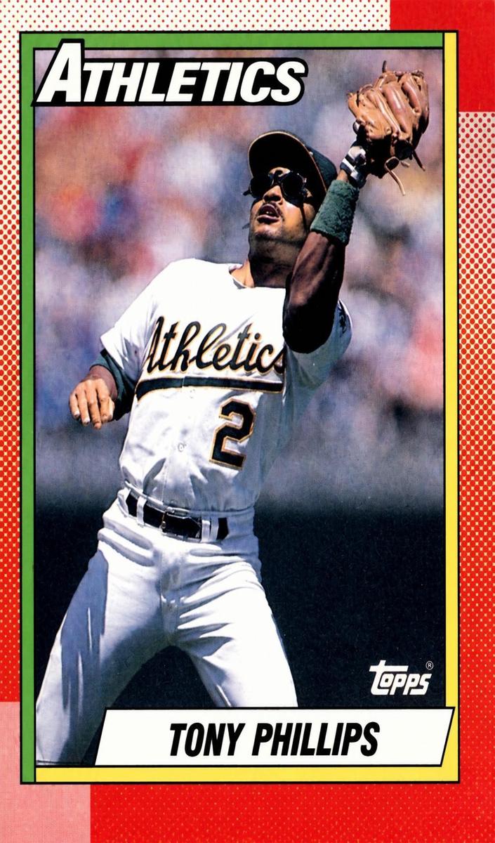 Tony Phillips 1990 Topps Baseball