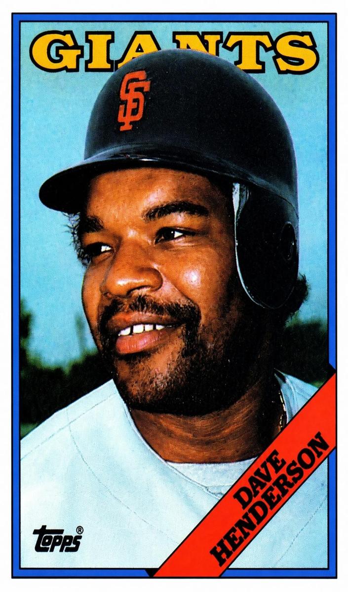 1988 Dave Henderson #628