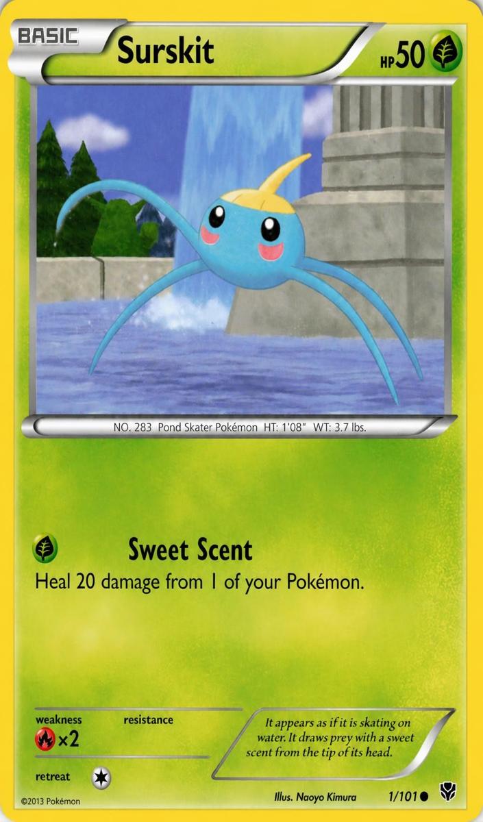 Surskit 2013 Pokemon Black & White Plasma Blast