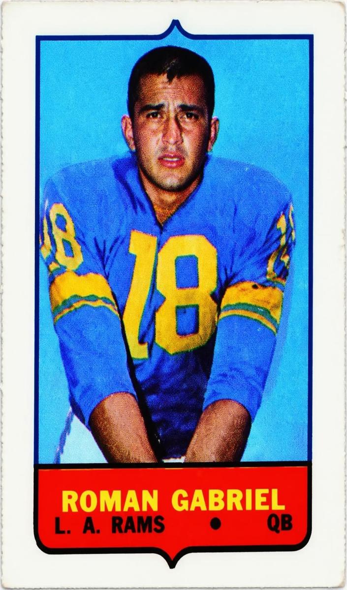 1969 Topps Four in One Single Roman Gabriel #null card