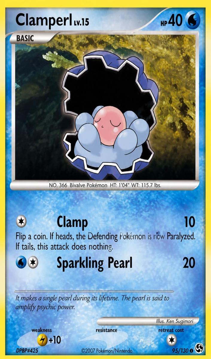 Clamperl 2008 Pokemon Diamond & Pearl Great Encounters