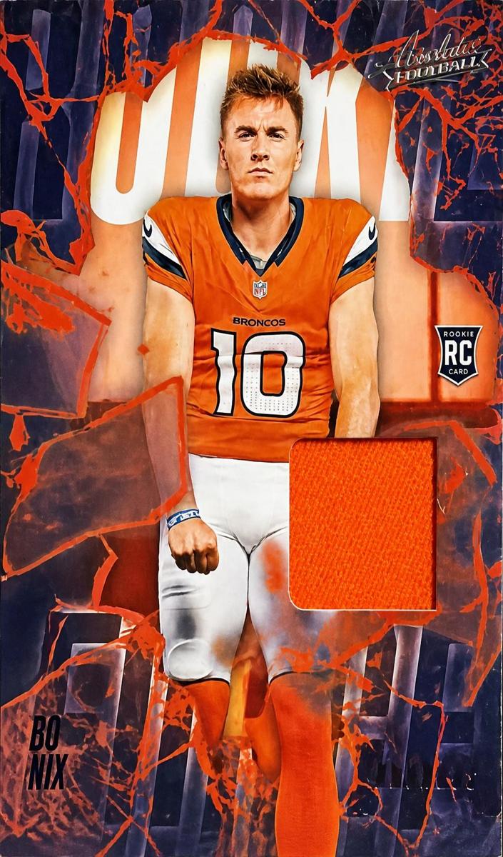 2024 Panini Absolute Rookie Force Bo Nix [Gold] #RF-BNX card