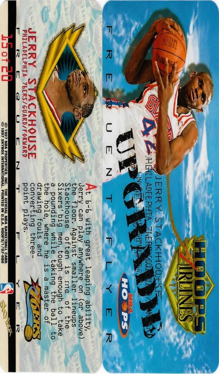 1997 Jerry Stackhouse [Upgrade] #FF15