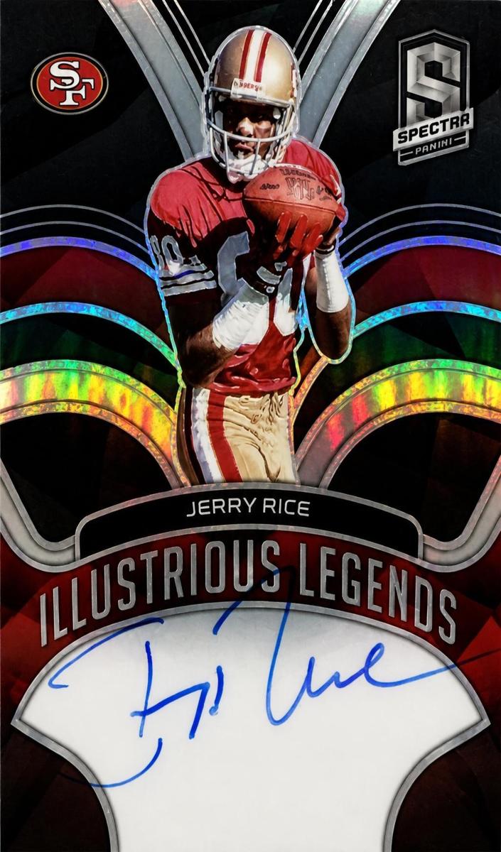 2022 Panini Spectra Jerry Rice #ILS-JRI card