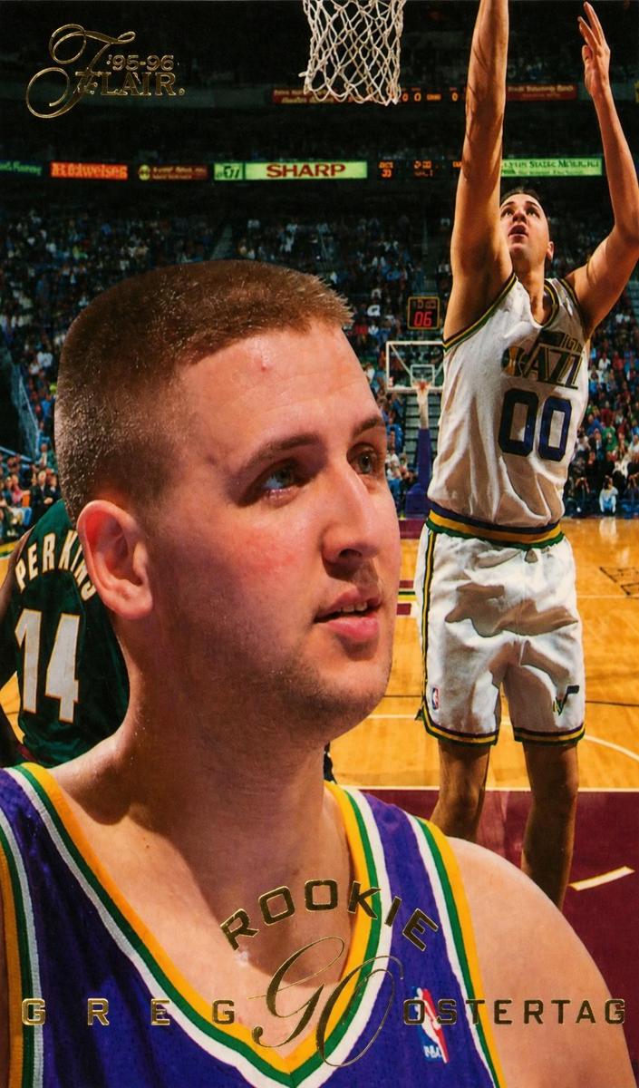 1995 Flair Greg Ostertag #212 card
