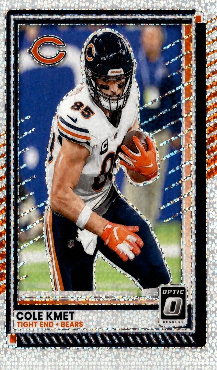 Cole Kmet 2025 Donruss Optic Football card