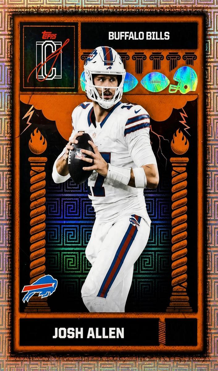 2025 Topps Signature Class Odyssey Josh Allen #OD-2 card