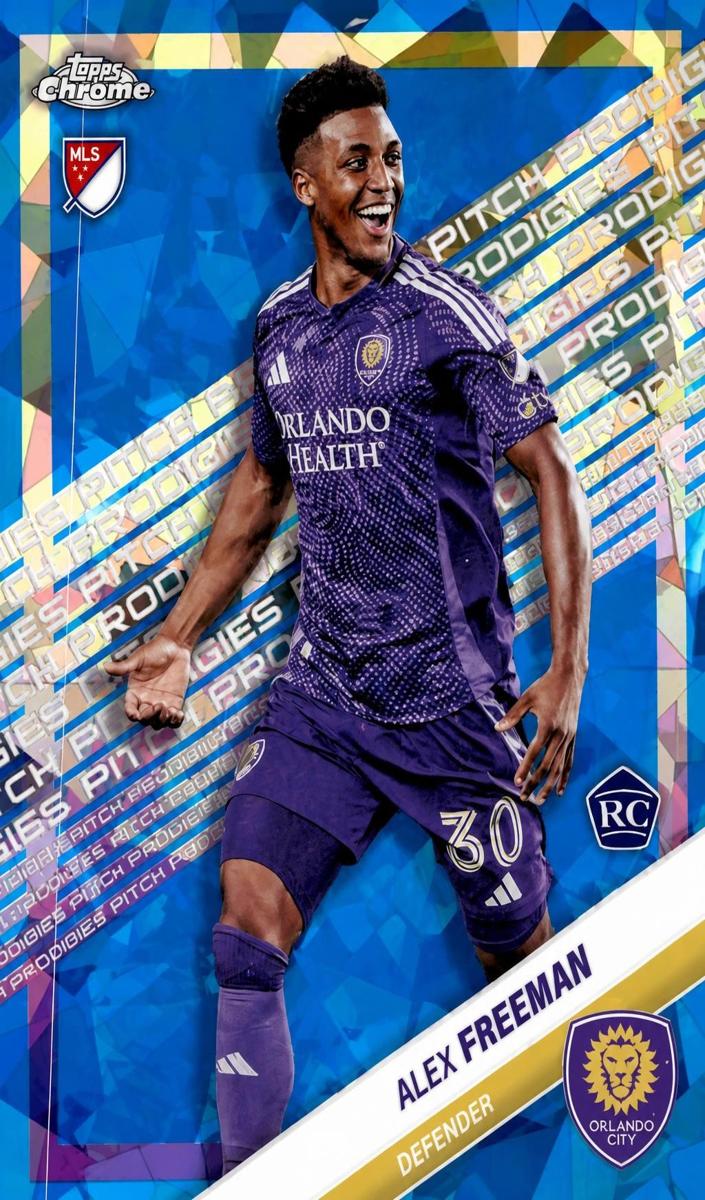 2025 Topps Chrome Sapphire MLS Alex Freeman #187 card
