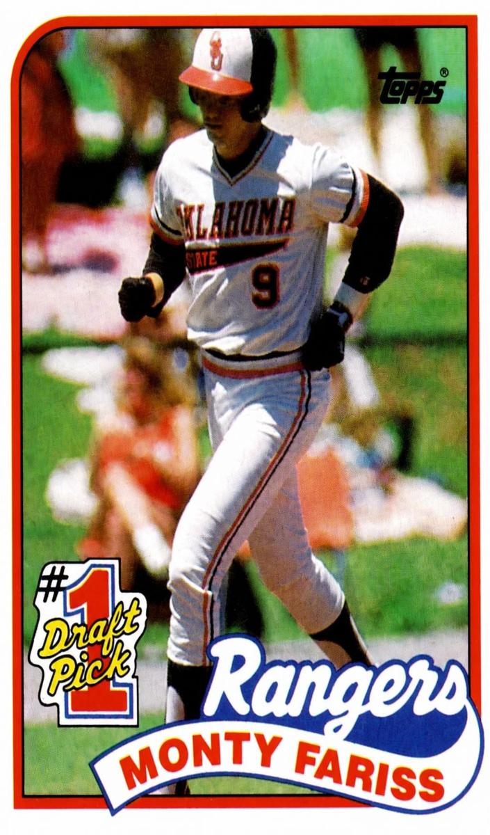 Monty Fariss 1989 Topps 1st Draft Pick Baseball