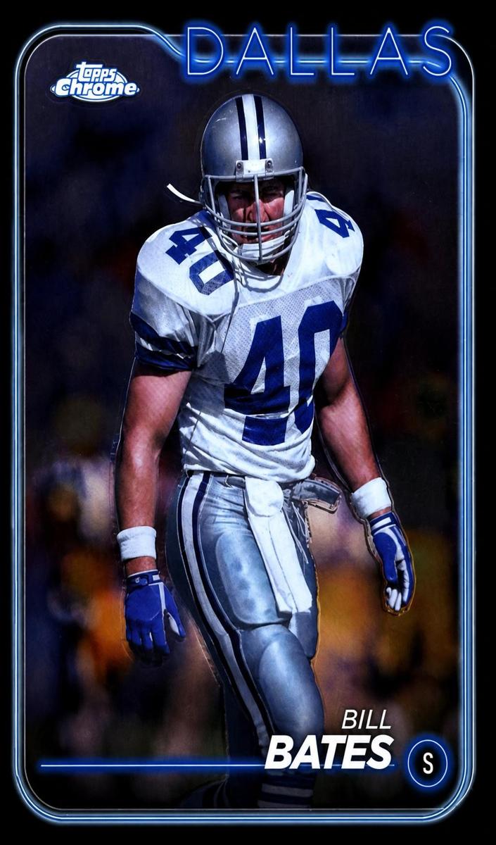 Bill Bates 2024 Topps Chrome Football card
