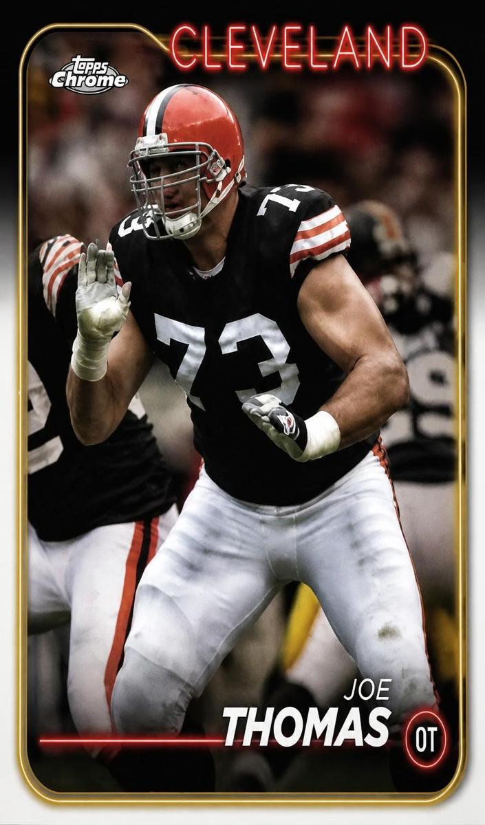Joe Thomas 2024 Topps Chrome Football card