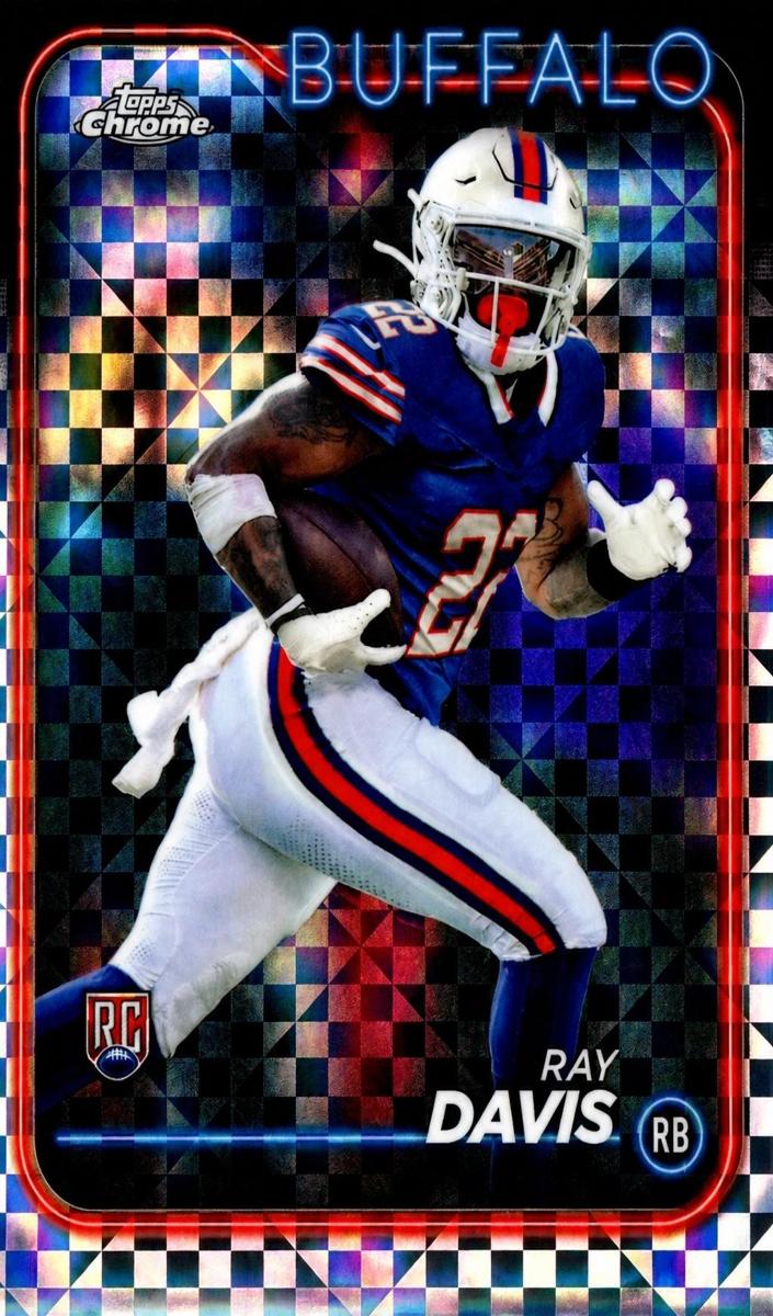 Ray Davis 2024 Topps Chrome Football card