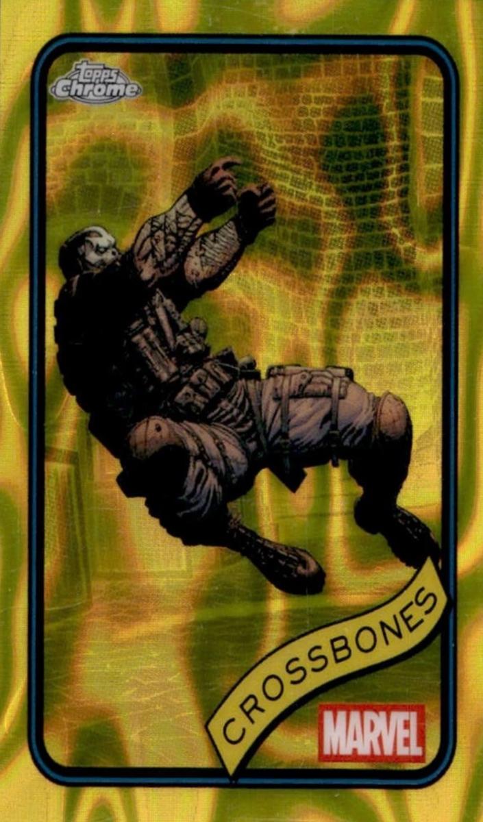 2025 Crossbones [Yellow Lava Refractor] #42