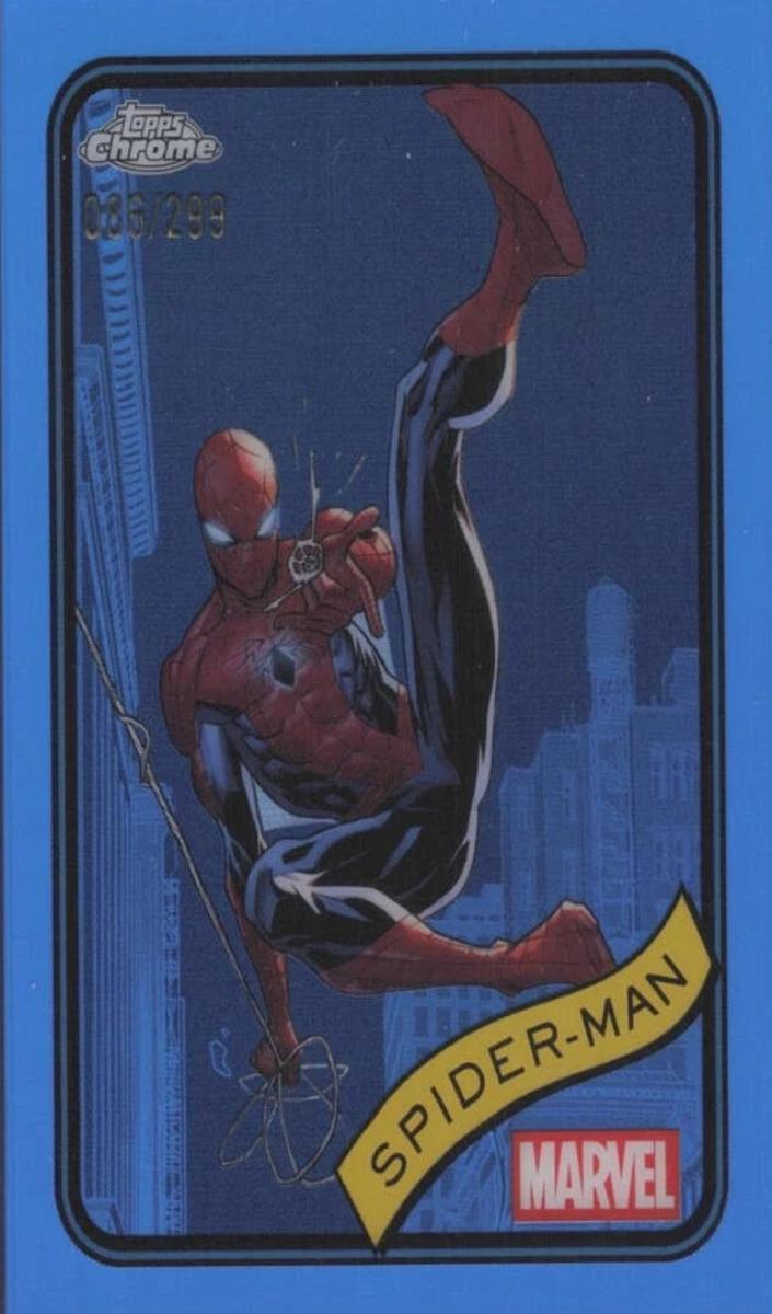 2025 Spider-Man [Blue Refractor] #101