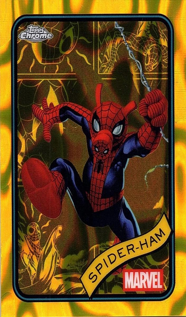 2025 Spider-Ham [Clawed Chrome Red Refractor] #142