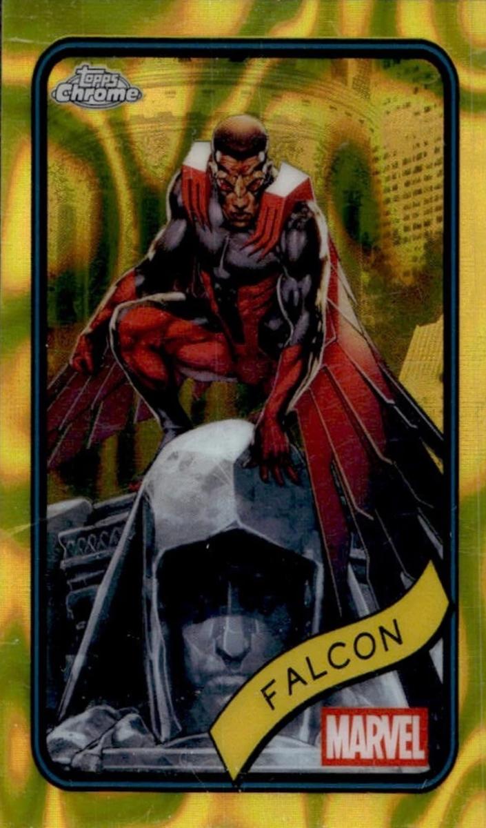 2025 Falcon [Yellow Lava Refractor] #80