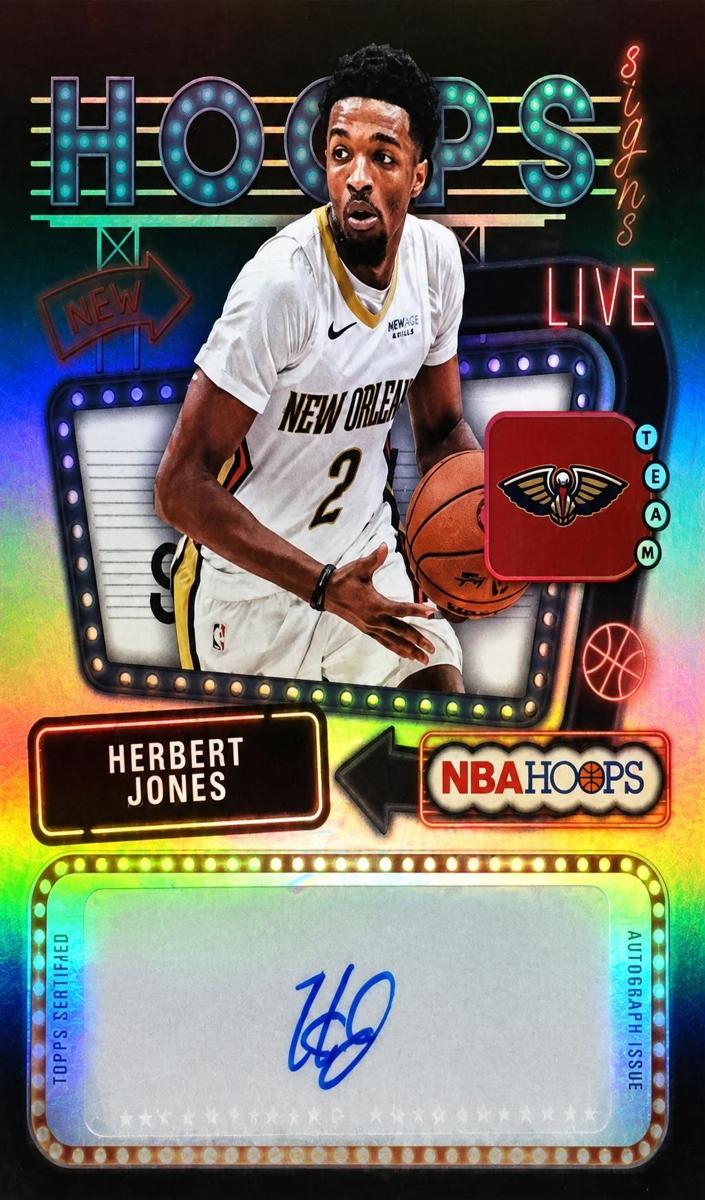 2025 Topps NBA Hoops Herbert Jones #HS-HJ card
