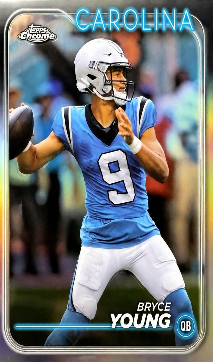 Bryce Young 2024 Topps Chrome Football card