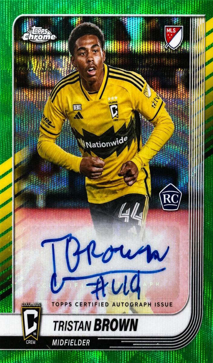2025 Tristan Brown [Green Wave Refractor] #CA-TB