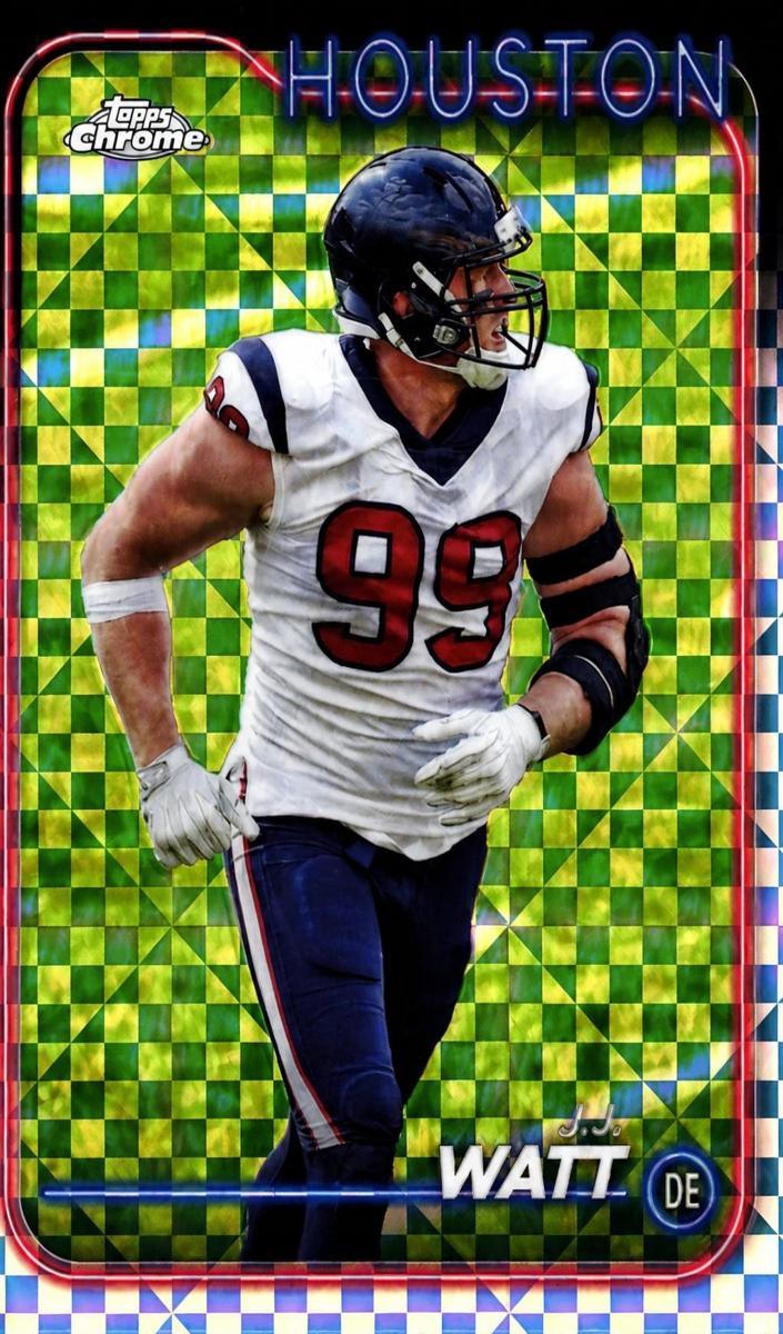 J.J. Watt 2024 Topps Chrome Football card