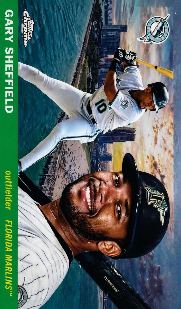 2025 Topps Chrome Platinum 1955 City Variation Gary Sheffield #55CV-30 card