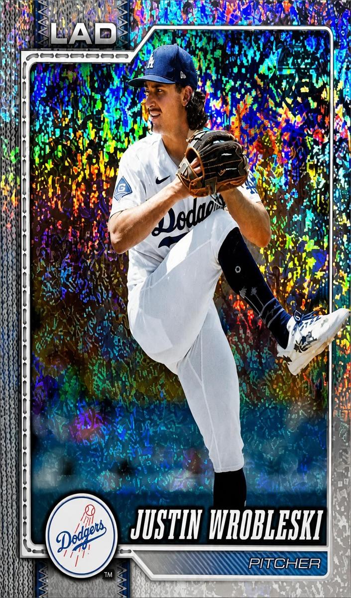 Justin Wrobleski 2026 Topps Baseball card