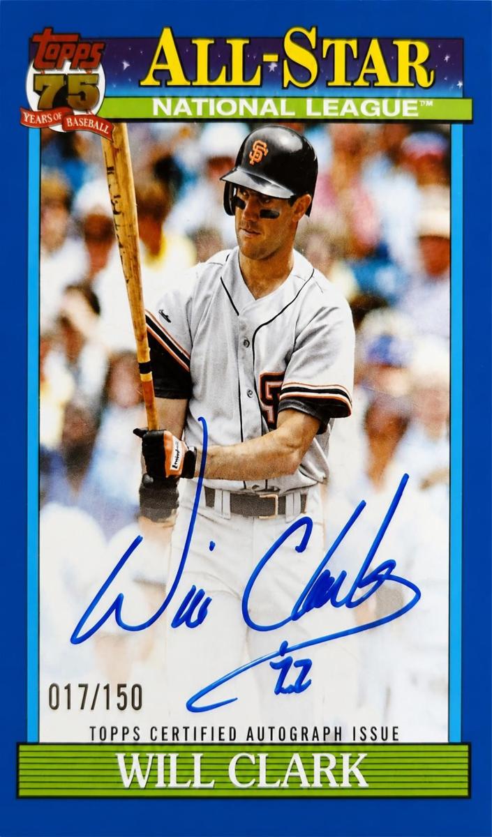 2026 Topps Will Clark [Blue] #91AS-WC card