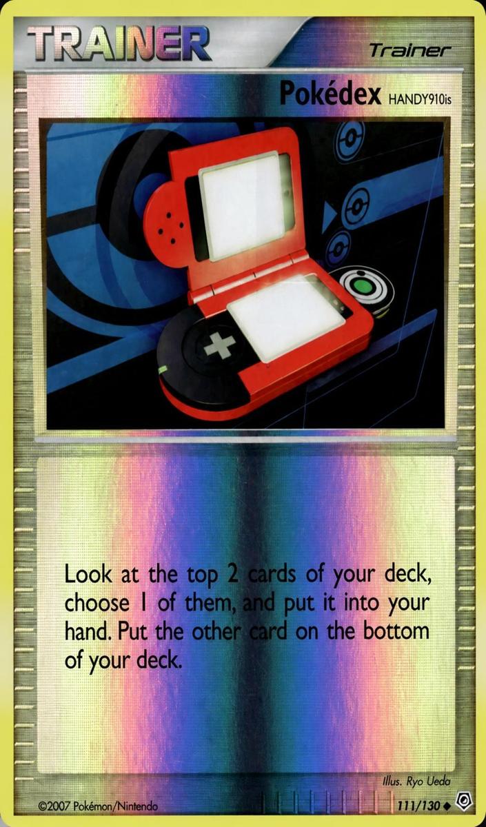 2007 Pokedex HANDY910is [Reverse Holo] #111